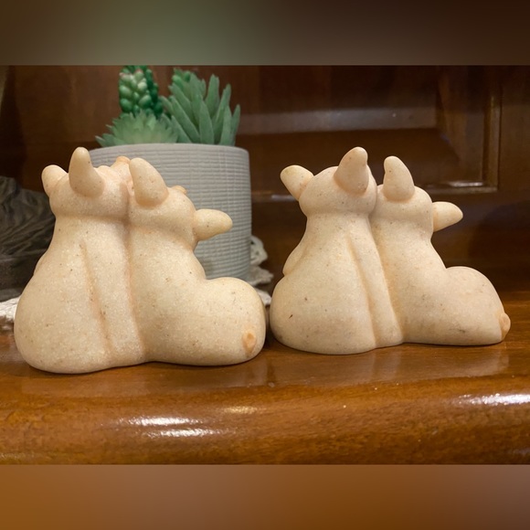 Pigs - Second Nature Design 2000 Quarry Critters Pepper & Posh - Picture 3 of 5